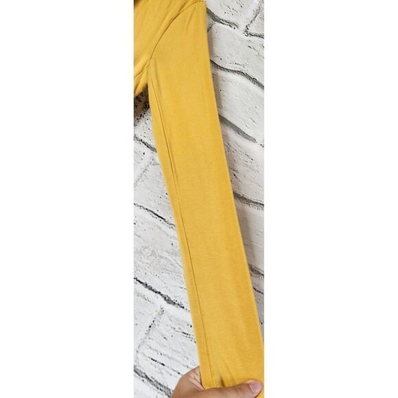 Magaschoni Blazer Women's Size Small Golden Yellow Knit Jacket Long-Sleeved - Picture 5 of 7